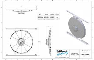 Wizard Cooling Inc - 1955-1959 Chevrolet Trucks (BRACKET w/ HIGH PERFORMANCE FAN) - 99002-001HP - Image 2