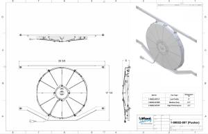 Wizard Cooling Inc - 1955-1959 Chevrolet Trucks (BRACKET w/ PUSHER HIGH PERFORMANCE FAN) - 99002-007HP - Image 2