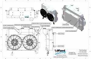 Wizard Cooling Inc - 1967-1969 Chevrolet Camaro/ Z28/ Firebird (LT SWAP) - 370-212LTBLACINXX - Image 3