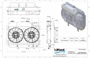 Wizard Cooling Inc - 1964-1967 Bel Air/ Impala/ Chevelle/ Malibu/Monte Carlo/ El Camino SUPERCHARGED LS Motor Swap - 289-212LSBLACINXX - Image 2