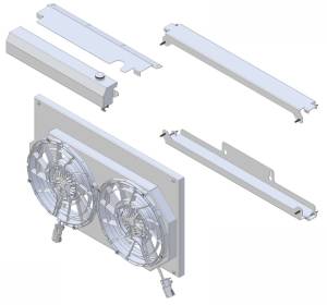 Wizard Cooling Inc - 12" BRUSHLESS FAN- Package  w/ Expansion Tank for 26.25" Various GM Applications - 562-002BL300275XR (SB/BB/LT Motors) - Image 2