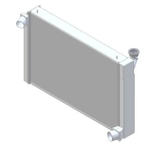 1992-93 Dodge Viper Aluminum Radiator - 1677-100