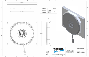 Wizard Cooling Inc - 1967-1969 Camaro/ Z28/ Firebird (SHROUD w/ BRUSHLESS FAN, 500 Watt) - 370-008BL500 - Image 2