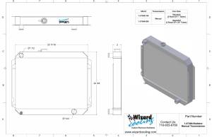 Wizard Cooling Inc - Wizard Cooling - 1966-1967 Chevrolet Bel Air/ Impala (17.5" Core, w/ Factory Air) Aluminum Radiator - 27300-200 - Image 2