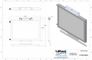 Wizard Cooling Inc - 1966-1967 Lincoln Aluminum Radiator (AC CONDENSER) - 41003-000AC - Image 2