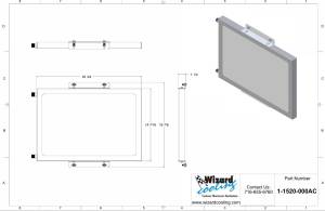 Wizard Cooling Inc - 1988-2004 Chevy/ GMC Trucks Various Applications (A/C CONDENSER) - 1520-000AC - Image 2