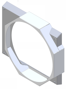 1967-1969 Chevrolet Camaro/ Z28/ Firebird Aluminum Shroud (SB) - 370-005SB