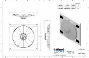 Wizard Cooling Inc - 1940-1941 Ford Truck & 1939-1941 Car (Shroud w/ LOW PROFILE Fan) - 98517-008LP - Image 2