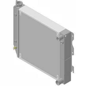 Wizard Cooling - 1987-2006 Jeep Wrangler (YJ&TJ) Crossflow Aluminum Radiator (LS Engine Swap) - 1014-210LS