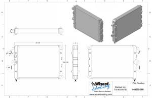 Wizard Cooling Inc - Wizard Cooling - 2000-2006 Ferrari 360 Aluminum Radiator (w/ Sensor hole) - 60002-500 - Image 4
