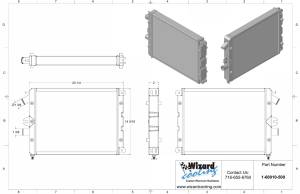 Wizard Cooling Inc - Wizard Cooling - 2000-2006 Ferrari 360 Aluminum Radiator - 60010-500 - Image 4