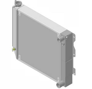 Wizard Cooling - 1987-2006 Jeep Wrangler (YJ&TJ) Crossflow Aluminum Radiator (LS Engine Swap) - 1014-100LS