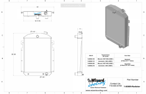 Wizard Cooling Inc - Wizard Cooling - 1940-1941 Chevrolet/GMC Truck Aluminum Radiator - 80509-200 - Image 2