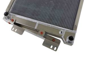 Wizard Cooling Inc - 1970-1981 International Scout (LS Swap, RUBBER MOUNTED) Aluminum Radiator (Shroud w/ Brushless Fan) - 139-218LSRMBL - Image 5