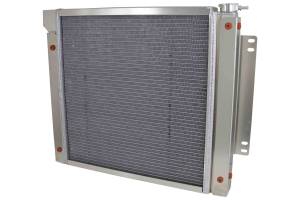 Wizard Cooling Inc - 1970-1981 International Scout (LS Swap, RUBBER MOUNTED) Aluminum Radiator (Shroud w/ Brushless Fan) - 139-218LSRMBL - Image 4