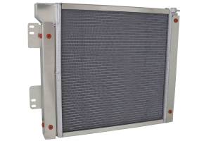 Wizard Cooling Inc - 1970-1981 International Scout (LS Swap, RUBBER MOUNTED) Aluminum Radiator (Shroud w/ Brushless Fan) - 139-218LSRMBL - Image 2