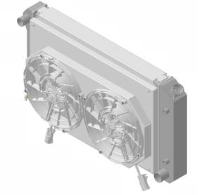 Wizard Cooling - 28.25" Various GM Applications Aluminum Radiator w/ 12" BRUSHLESS FANS - 361-212BL