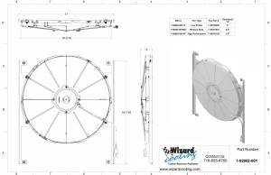 Wizard Cooling Inc - 1936 Plymouth Street Rod (Bracket w/ PULLER Low Profile FAN) - 92002-001LP - Image 2