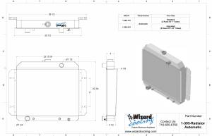 Wizard Cooling Inc - 1968-1979 Ford F-100 Pickup Truck Aluminum - 395-110 - Image 2
