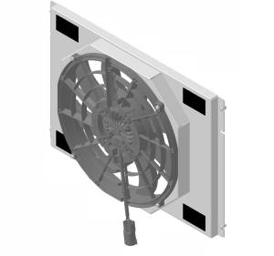 1968-1979 Ford F-100 Pickup Truck (Shroud & BRUSHLESS Fan 500 watt) - 395-008BL500