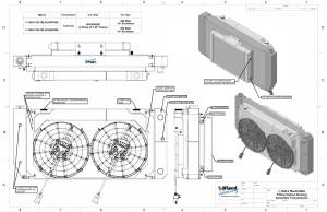 Wizard Cooling Inc - 1988-2004 Chevy/ GMC Trucks Various Applications Aluminum Radiator, AT (SUPERCHARGED LT SWAP, BRUSHLESS) - 1520-212LTBLACINXX300 - Image 3