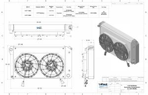 Wizard Cooling Inc - 1970-1981 Pontiac Firebird / Trans AM (27.25" Wide Core) Radiator (w/ 12" Brushless Fan & Shroud) - 477-112BL - Image 2