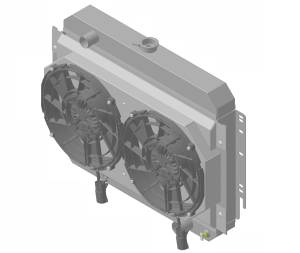 Wizard Cooling Inc - Wizard Cooling - 1964-1967 Bel Air/ Impala/ Chevelle/ Malibu/Monte Carlo/ El Camino (15.5" Core) w/ BRUSHLESS FANS - 289-212BL - Image 2