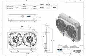 Wizard Cooling Inc - 1961-1963 Bel Air/Impala Aluminum Radiator (Brushless Fan & Shroud) - 10267-202LSBL - Image 2