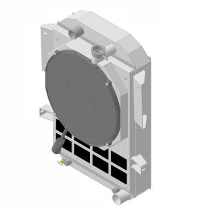 1935-1936 Chevrolet Street Rod Aluminum Radiator (w/ Brushless Fan & Shroud) - 10505-218BL300