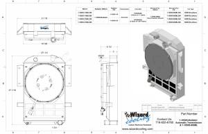 Wizard Cooling Inc - 1935-1936 Chevrolet Street Rod Aluminum Radiator (w/ Brushless Fan & Shroud) - 10505-218BL300 - Image 2