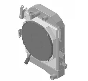 Wizard Cooling - 1934-1935 Chevrolet Street Rod Aluminum Radiator (Brushless Fan & Shroud) - 10508-208BL