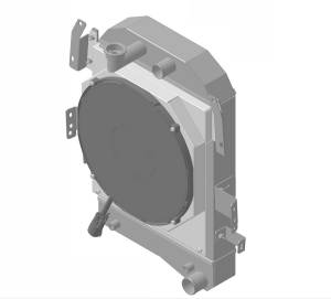 Wizard Cooling - 1934-1935 Chevrolet Street Rod Aluminum Radiator (Brushless Fan & Shroud) - 10508-218BL