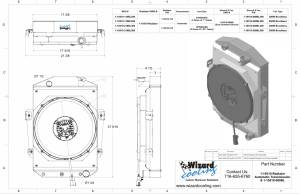 Wizard Cooling Inc - 1933 Chevrolet Car & Truck Custom Aluminum Radiator (Brushless Fan & Shroud) - 10510-218BL300 - Image 2