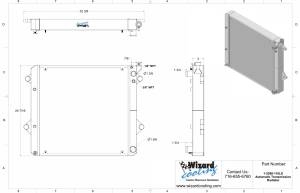 Wizard Cooling Inc - Wizard Cooling - 2003-2009 Toyota 4Runner & 2007-2014 Toyota FJ Cruiser Aluminum Radiator - 2580-110LS - Image 2