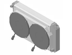 1970-1981 Pontiac Firebird / Trans AM (27.25" Wide Core) Radiator (w/ 14" Brushless Fan & Shroud) - 477-102BL500