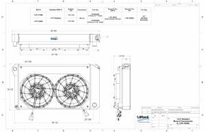 Wizard Cooling Inc - Copy of 1970-1981 Pontiac Firebird / Trans AM (27.25" Wide Core) Radiator (w/ 12" Brushless Fan & Shroud) - 477-102BL - Image 2