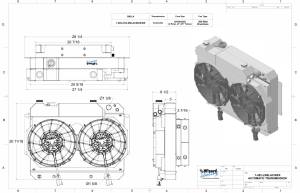 Wizard Cooling Inc - 1964-1965 Chevelle/ Malibu/ Monte Carlo/ El Camino (LS-SUPERCHARGED Swap System) -  282-212LSBLACINXX300 - Image 2