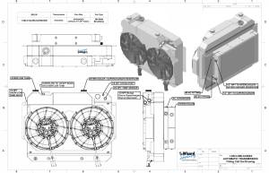 Wizard Cooling Inc - 1964-1965 Chevelle/ Malibu/ Monte Carlo/ El Camino (LS-SUPERCHARGED Swap System) -  282-212LSBLACINXX300 - Image 3