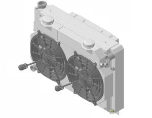 Wizard Cooling Inc - 1960-1963 Ford Galaxie 500XL Aluminum Radiator (Supercharged Coyote Swap) - 383-212CSBLACINXX300 - Image 7