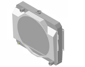 Wizard Cooling - 1966-1969 26", Small Block, Mopar Applications Aluminum Radiator - 1638-215