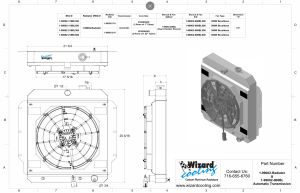 Wizard Cooling Inc - 1955-1959 Chevrolet Trucks Aluminum Radiator (Brushless Fan Options) - 99002-218BL - Image 2