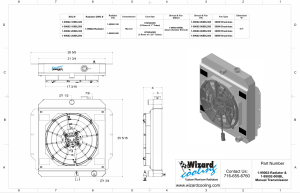 Wizard Cooling Inc - 1955-1959 Chevrolet Trucks Aluminum Radiator (Brushless Fan Options) - 99002-208BL - Image 3