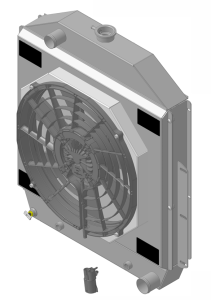 Wizard Cooling Inc - Wizard Cooling - 1942-1952 Ford Trucks with CHEVY V8 Motor Aluminum Radiator (BRUSHLESS Style Fan Options) - 98501-218BL300 - Image 2