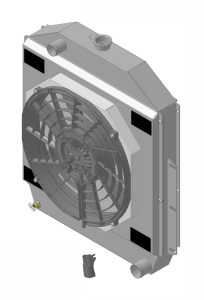 Wizard Cooling Inc - Wizard Cooling - 1942-1952 Ford Trucks with CHEVY V8 Motor Aluminum Radiator (BRUSHLESS Style Fan Options) - 98501-208BL300 - Image 2