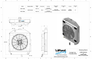 Wizard Cooling Inc - Wizard Cooling - 1942-1952 Ford Trucks with CHEVY V8 Motor Aluminum Radiator (BRUSHLESS Style Fan Options) - 98501-208BL300 - Image 3
