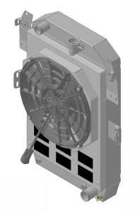 1934-36 Chevrolet Truck Aluminum Radiator (BRUSHLESS Fan Options) - 80518-218BL300