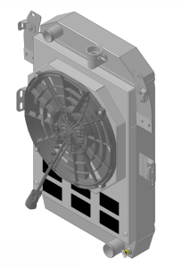 1934-36 Chevrolet Truck Aluminum Radiator (BRUSHLESS Fan Options) - 80518-208BL300