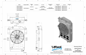 Wizard Cooling Inc - 1934-36 Chevrolet Truck Aluminum Radiator (BRUSHLESS Fan Options) - 80518-208BL300 - Image 2