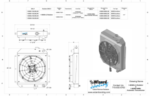 Wizard Cooling Inc - Wizard Cooling - 1947-1954 Chevrolet Trucks Custom (LS Swap) Aluminum Radiator With Brushless Fan Shroud - 80080-218LSBL - Image 3