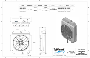 Wizard Cooling Inc - Wizard Cooling - 1947-1954 Chevrolet Trucks Custom Aluminum Radiator With Brushless Fan Shroud - 80080-218BL - Image 3